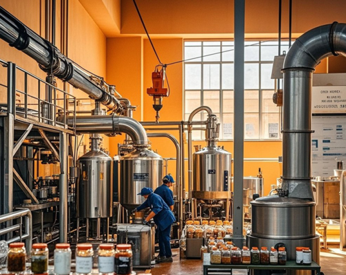 天然色素提炼车间